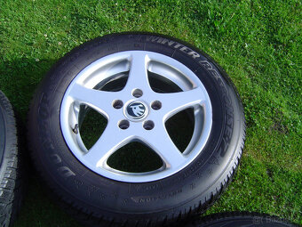 4X ZIMNÍ HLINÍKOVÁ KOLA ŠKODA OCTAVIA II 195/65 R15 - 5