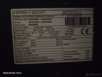 Kombinovaná krbová kamna s výměníkem Haas+Sohn - 5