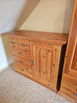 Jitona Malta ložnice 2 x komoda Celodřevěná - 5