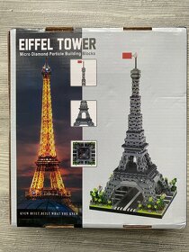 NOVÉ Stavebnice typu Lego - Eiffelova věž - 3858 kostek - 5