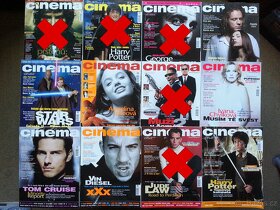 ČASOPISY CINEMA od 1995 do 2003 - POZRI DETAILNÉ FOTO - 5