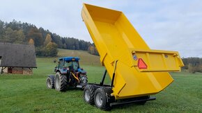 Traktorový návěs,Přívěs,Vlečka,Vlek za Traktor,Dumper 13t - 5