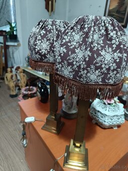2 retro lampy na noční stolek - 5