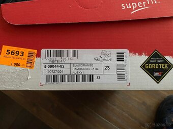 Zimní botičky Superfit Goretex,orange 23 - 5