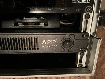 Audio zesilovač_4x 1000W/8 ohm + Procesor - 5