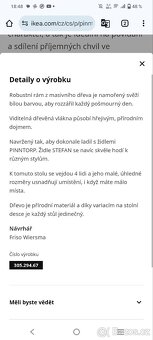 Stolová podnož Ikea Pinntorp - nová - 5