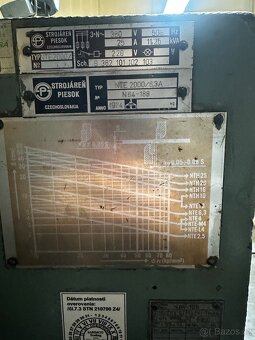 Tabuľové nožnice NTE 2000/6,3 - 5