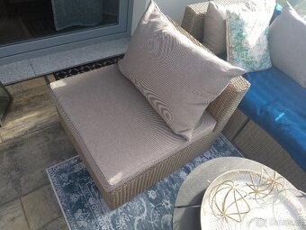 Středový díl venkovní sedačky Jysk ratan - 5