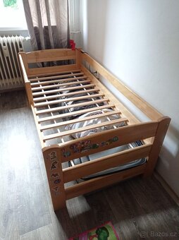 Postel 170x80 matrace + rošt - 5