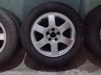 ALU kola 5x100 R15 195/65 zimní - 5