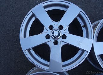 Alu disky na Škoda, 16", 5x100, ET 38, šířka 6,5J - 5