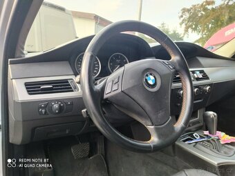 Interiér BMW E61 černá kůže KRÁSNÝ - 5