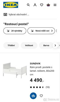 Dětská rostoucí postel Ikea - 5