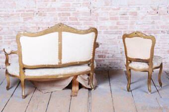Elegantní židle ve stylu Ludvíka Filipa - 5