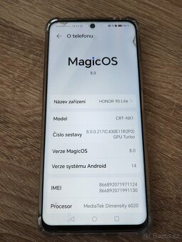 Honor 90 lite 256/8gb - 5
