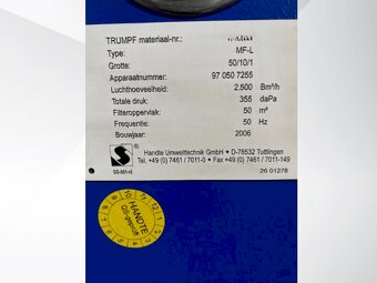 Laserový stroj TRUMPF Trumatic L 6050, použitý, z roku 2006. - 5