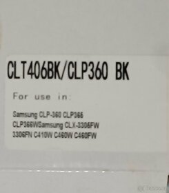 Toner Cartridge C CRG728BK - CLT406BK/CLP360 BK - 5
