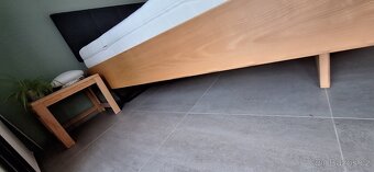 Postel masiv vč. roštu a matrací, 160 200 - 5