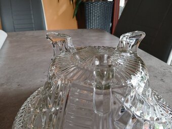 Retro mísa na nožičkách-těžké sklo - 5