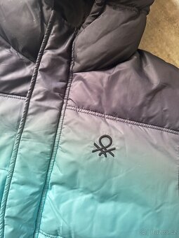 Zimní bunda Benetton vel.XL, 10-11let, vel.146-152 - 5