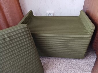sedací souprava + křeslo "ušák" + taburet - 5