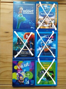 Filmy od PIXAR a DREAMWORKS na blu-ray, seznam č.6 - 5