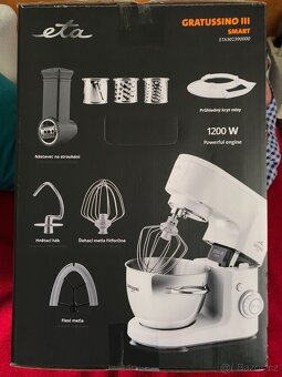Kuchyňský robot ETA Gratussino III Smart 302390000 bílý/bílý - 5