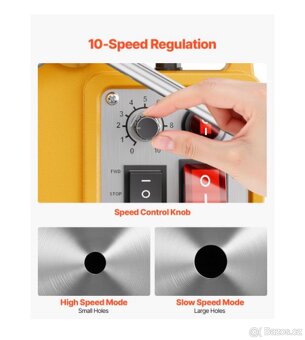 Magnetická vrtačka 1400W Mag vrtací lis 2palcový - 5