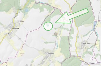 Lesní pozemek kú Malhotice 3459m2 - 5
