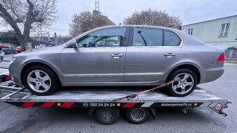 Vůz na náhradní díly Škoda Superb 2 sedan 2009 CBBB KPS LF8H - 5