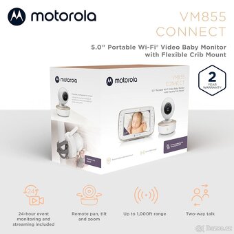 Nová Značková dětská chůvička Motorola, nejlepší cena - 5