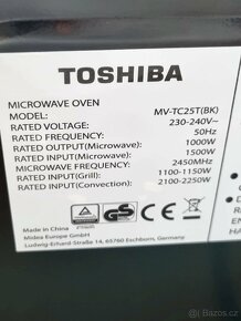 Mikrovlnná trouba Toshiba 4v1 MV TC25T - 5