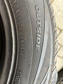 185/60R15 letní pneu s plech. disky - 5