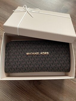 Peněženka Michael Kors hnědá - 5