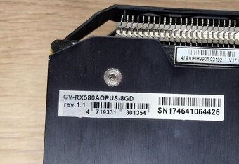 Grafická karta Gigabyte AORUS Radeon RX 580 8GB - 5