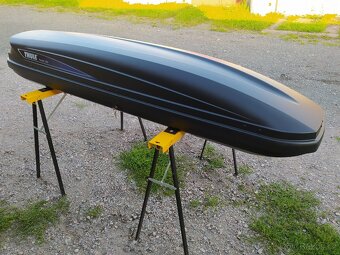 THULE PACIFIC 500 ČERNÝ MATNÝ,STŘEŠNÍ BOX,RAKEV,TOP STAV - 5