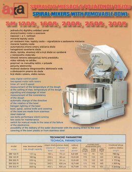 Hnětač těsta SM 160 - 5