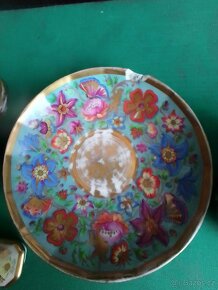 Starožitný porcelánový hrníček s podšálkem+ konýfka s víčkem - 5