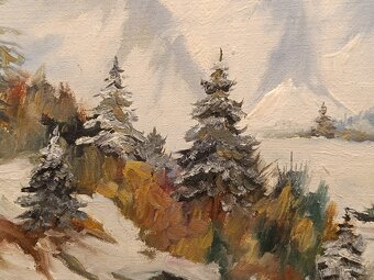 Obraz, Vysoké Tatry olejomalba 51x76 - 5