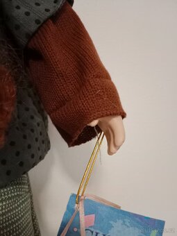 Retro porcelánová panenka velká 60cm - 5