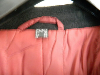 Prodám: černý pánský zimní kabát. Nový, nenošený, vel. 54 - 5