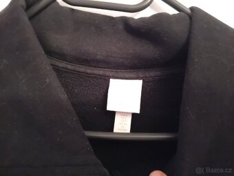 Černé mikinové elegantní šaty, velikost S, značka H&M - 5