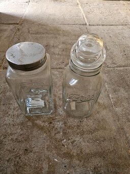 Konvolut sklenice, misky ,lahve - sklo, porcelán, keramika - 5