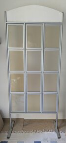 Info stojan na nabídky, hliníkový, 3x4 - 5