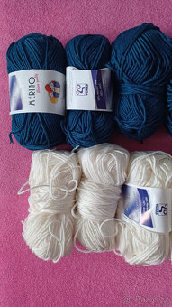 Příze merino háčkování/pletení - 5