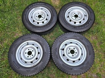 Kompletní letní ZÁTĚŽOVÁ ocelová kola - 215/70 R15 C - 5x118 - 5