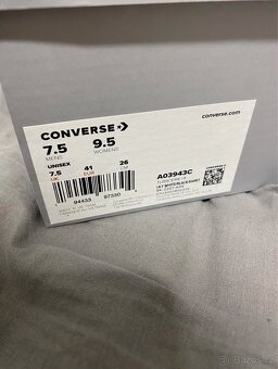 RICK OWENS DRKSHDW CONVERSE NENOŠENÉ.41 VELIKOST. - 5