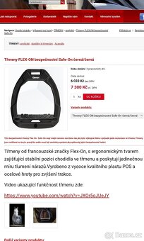 Třmeny FLEX ON SAFE ON s výklopným ramenem - 5