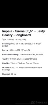 Prodám Longboard - 5