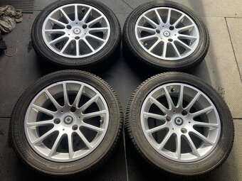 Alu kola SMART FORTWO 15",3x112 letní pneu BRIDGE 1 kolo KO - 5
